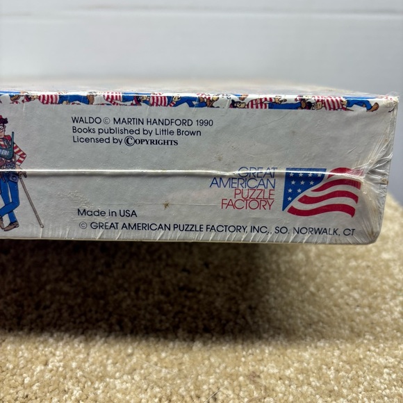 Vintage 1990 Where’s WALDO? The Land Of Waldos PUZZLE 550 Pieces 18 x 24 -Sealed - Picture 3 of 4